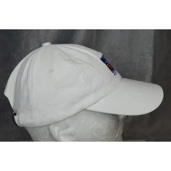 Ford Trucks POLO team Hat blue red embroidered strapback Vintage White Cap - Picture 3 of 9